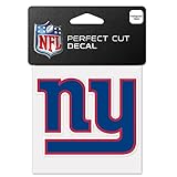 NFL New York Giants 63059011 Perfect Cut Color Decal, 4" x 4", Black