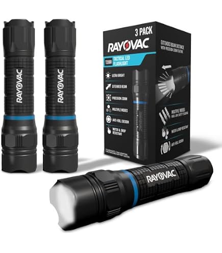 Amazon.com: Energizer TAC 1000 LED Tactical Flashlight, Heavy Duty Bright Flashlight for Emergencies and Camping Gear, Water Resistant Flashlight, Batteries Included, Pack of 1, Black