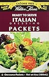 Walden Farms Italian Salad Dressing Packets - Six 1 oz. packets per box