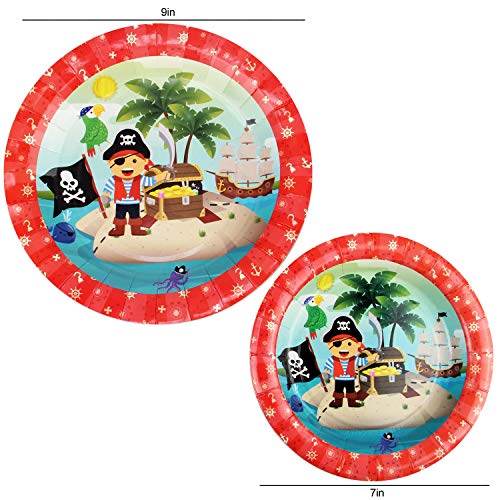 4 Pirate+Supplies+Including+Napkins+Tablecloth