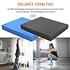 Non-Slip-Balance-Pad-Durable-Soft-Yoga-Balance-Pad-Portable-Knee-Balance-Pad-Gym-Exercise-Mat-For-Physical-Therapy-Stability-Workout-Knee-And-Ankle-Exercise-Strength-Training Non-Slip Balance Pad, Durable Soft Yoga Balance Pad Portable Knee Balance Pad Gym Exercise Mat For Physical Therapy…