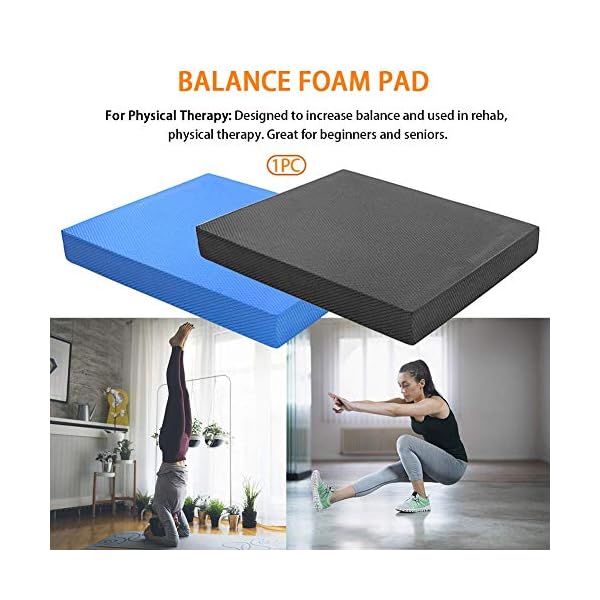 Non-Slip-Balance-Pad-Durable-Soft-Yoga-Balance-Pad-Portable-Knee-Balance-Pad-Gym-Exercise-Mat-For-Physical-Therapy-Stability-Workout-Knee-And-Ankle-Exercise-Strength-Training Non-Slip Balance Pad, Durable Soft Yoga Balance Pad Portable Knee Balance Pad Gym Exercise Mat For Physical Therapy…