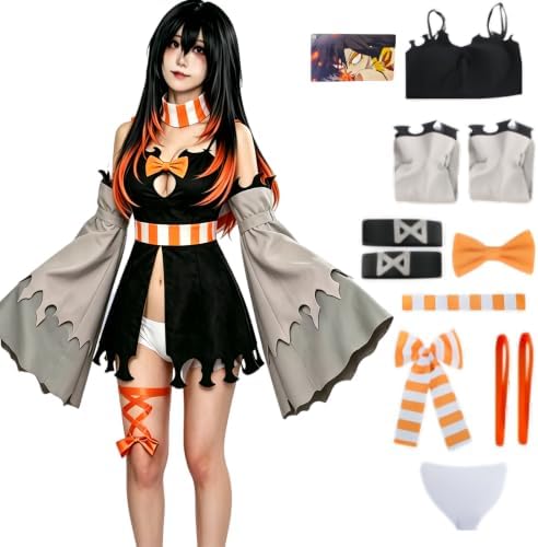 Disfraz Cosplay Mita – Outfit Completo Con Peluca Y Accesorios Para Anime Y Eventos
