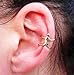 Sliver Climbing Man Naked Climber Ear Cuff Helix Cartilage Earring