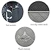 Pet Car Back Seat Cover, 100% Waterproof, Fits Cars, Trucks & SUVs ~ 600D Quilted Oxford Polyester w/Zip Close, Seat Anchors & Storage Pocket, 55