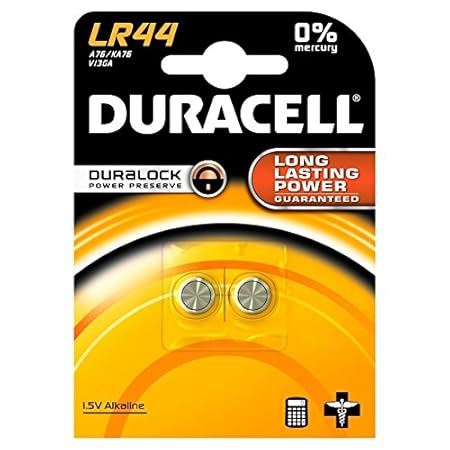 LR44, V13GA, GPA76, 82, LR1154, 357A, 2er Pack