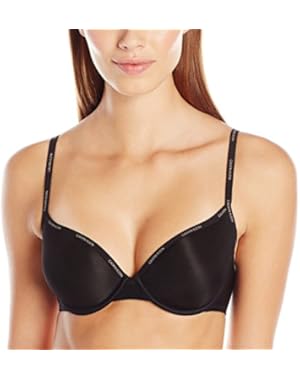 Calvin Klein Women's Sheer Marquisette Demi Lightly Lined Bra