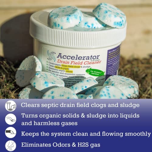 Drain Field Cleaner by Dr. Pooper Clears Septic System Leach & Drain