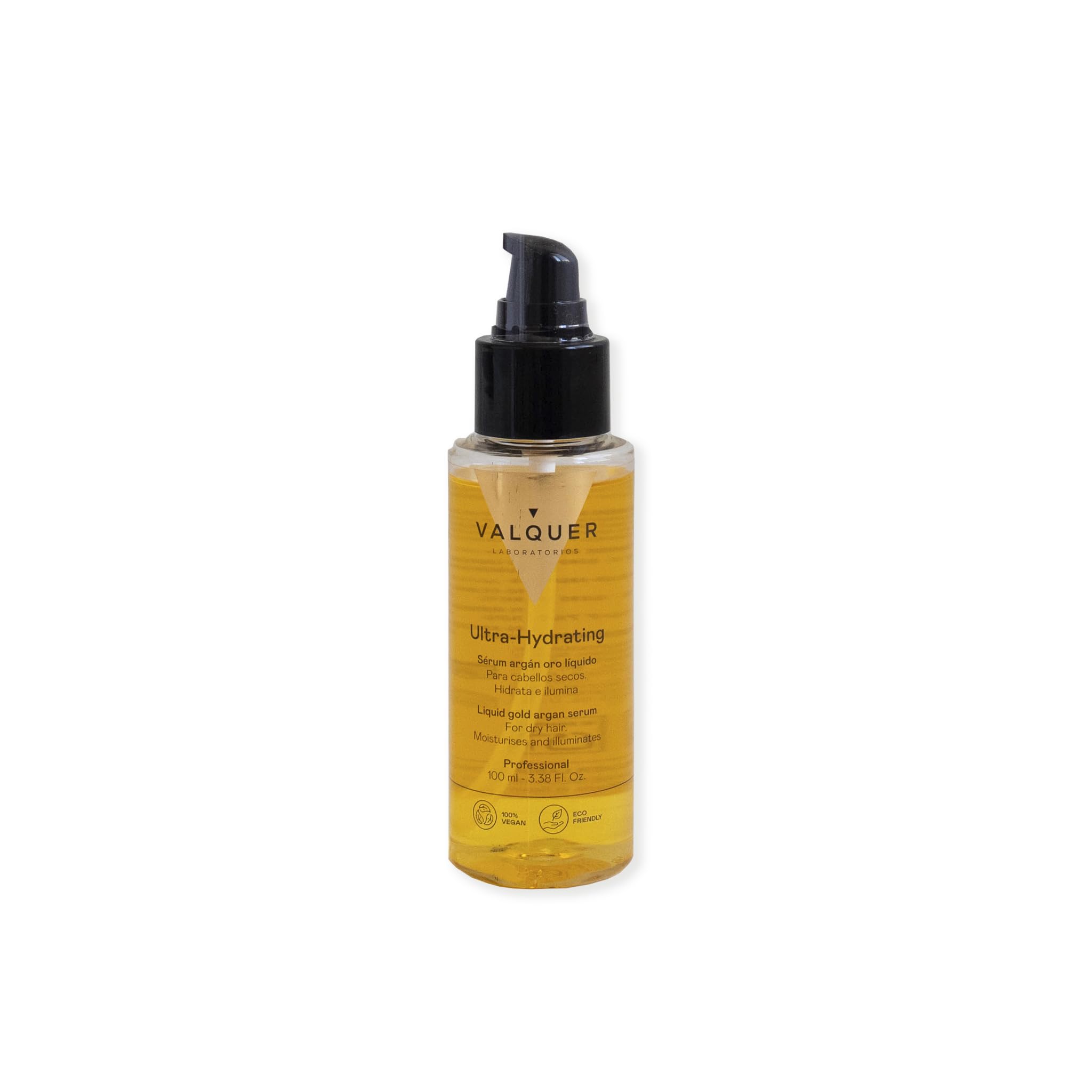 Valquer Liquid Gold Serum with Argan and Carrot Oil Antioxidant Stimulates Hair Growth Hydrates Repairs and Nourishes Dry and Damaged Hair Adds Shine and Softness 100 ml