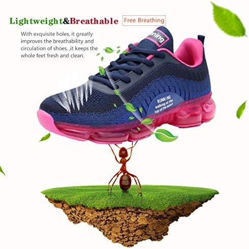 Goobon Women Air Running Tennis Shoes Lightweight Breathable Mesh Outdoor Indoor Sports Gym Jogging Athletic Casual Fashion Walking Sneakers Us55 10