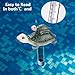 Philonext Pool Thermometer,Spas Thermometer,Swimming Pool Thermometer with String, Shatter Resistant, Floating Thermometer for Swimming Pool, Bath Water, Spas,Hot Tubs (Green Turtle)