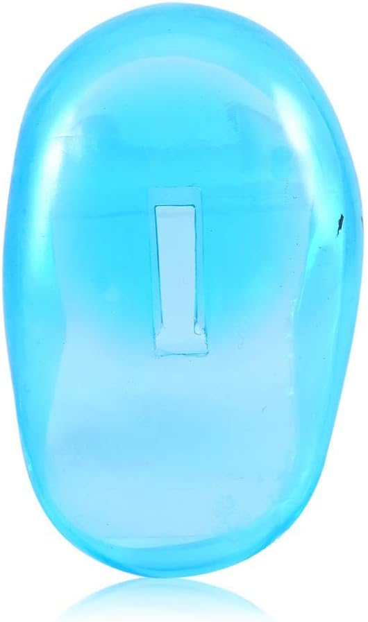 Hairdresser Ear Protectors, Pack of 2 Blue Ear Cover Shield Anti-Stain Plastic Protects Ear Muffs from Dye - Image 3