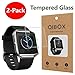 Fitbit Blaze Screen Protector, QIBOX Premium Tempered Glass Screen Protector for Fitbit Blaze Smart Fitness Watch, 9H Hardless Multi-layer Shatterproof and Anti-Bubble