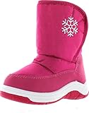 VIA PINKY SCARLETT-53F Children Girl Comfort Flower Warm Mid Calf Snow Boots
