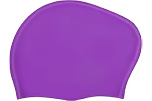 Chippi & Co Silicone Swim Caps for Long Hair for Women, Men, Comfortable Swim Cap for Regular Use, Easy to Put on, Comfortable, Non-Slip, Durable and Water Resistant.