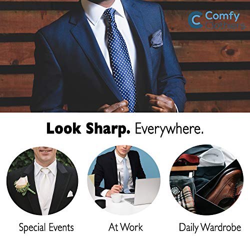 image for Comfy Clothiers 40-Pack Metal Collar Stays for Shirt Collars - Multipl