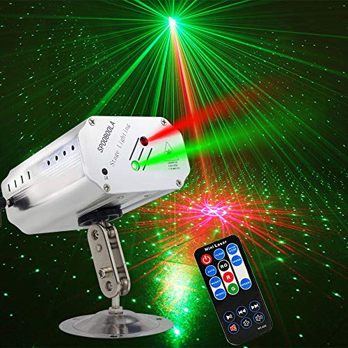 Party Lights, DJ Disco Stage Lights Sbolight Led Projector Karaoke Strobe Perform for Stage Lighting with Remote Control for Dancing Thanksgiving KTV Birthday
