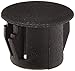 Morris 22384 Plastic Knockout Plug, 3/8-Inch, Black, 10-Pack