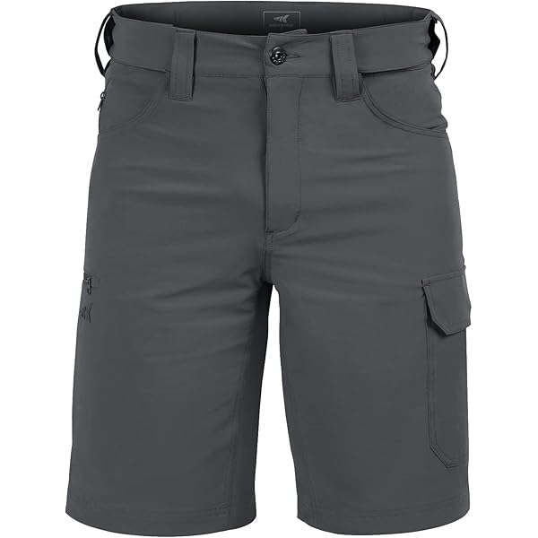 Short Cargo Extensible Pour Homme - Taille élastique - Pour L'extérieur, La Plage, Les Loisirs, BK01., 42
