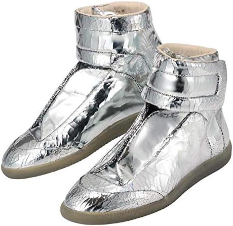 Amazon メゾン マルジェラ Sneakers S37ws0273 ハイカット スニーカー 靴 メタリック シルバー 並行輸入品 Maison Margiela メゾン マルジェラ シューズ バッグ