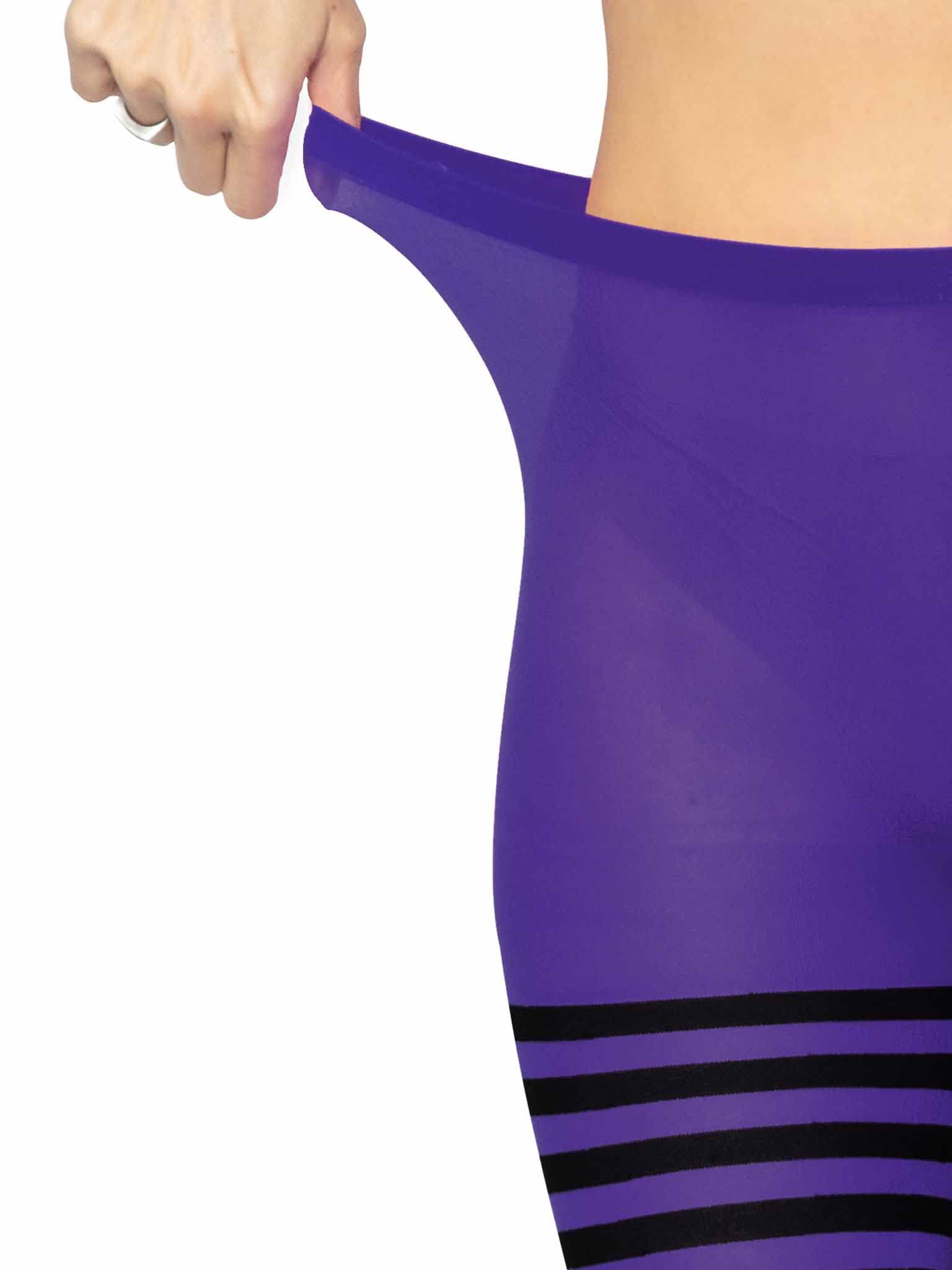 Leg Avenue Women's Nylon Striped Tights