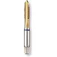 GUHRING 9039080048260 Spiral Point Tap, Plug, Powered Metal Cobalt, TiN Coating, 3 Flute, 10-32 Size