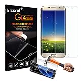 Galaxy S7 Edge Screen Protector, Kissral® Samsung Galaxy S7 Edge Curved Edge Screen Protector [Full Screen Coverage], Ultra Slim HD Clear Protector Tempered Glass Screen for S7 Edge(Transparent)