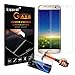 Galaxy S7 Edge Screen Protector, Kissral® Samsung Galaxy S7 Edge Curved Edge Screen Protector [Full Screen Coverage], Ultra Slim HD Clear Protector Tempered Glass Screen for S7 Edge(Transparent)