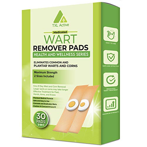 Wart Remover Pads, Remove Plantar and Common Warts Advanced Natural