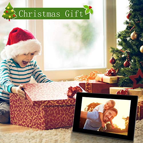GRC 10.1 Inch WiFi Digital Photo Frame with IPS Full HD Touch Screen, Add Photos and Videos from Email App (iOS Android) Facebook Twitter, 16GB Internal Storage, Support SD Card and USB Flash Drive - Thumbnail 6