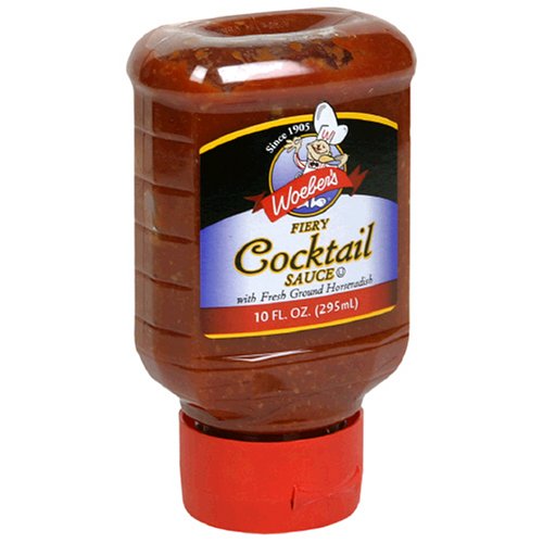 Woeber's Supreme Fiery Cocktail Sauce, Six 10-Ounce Units (60-Ounces)