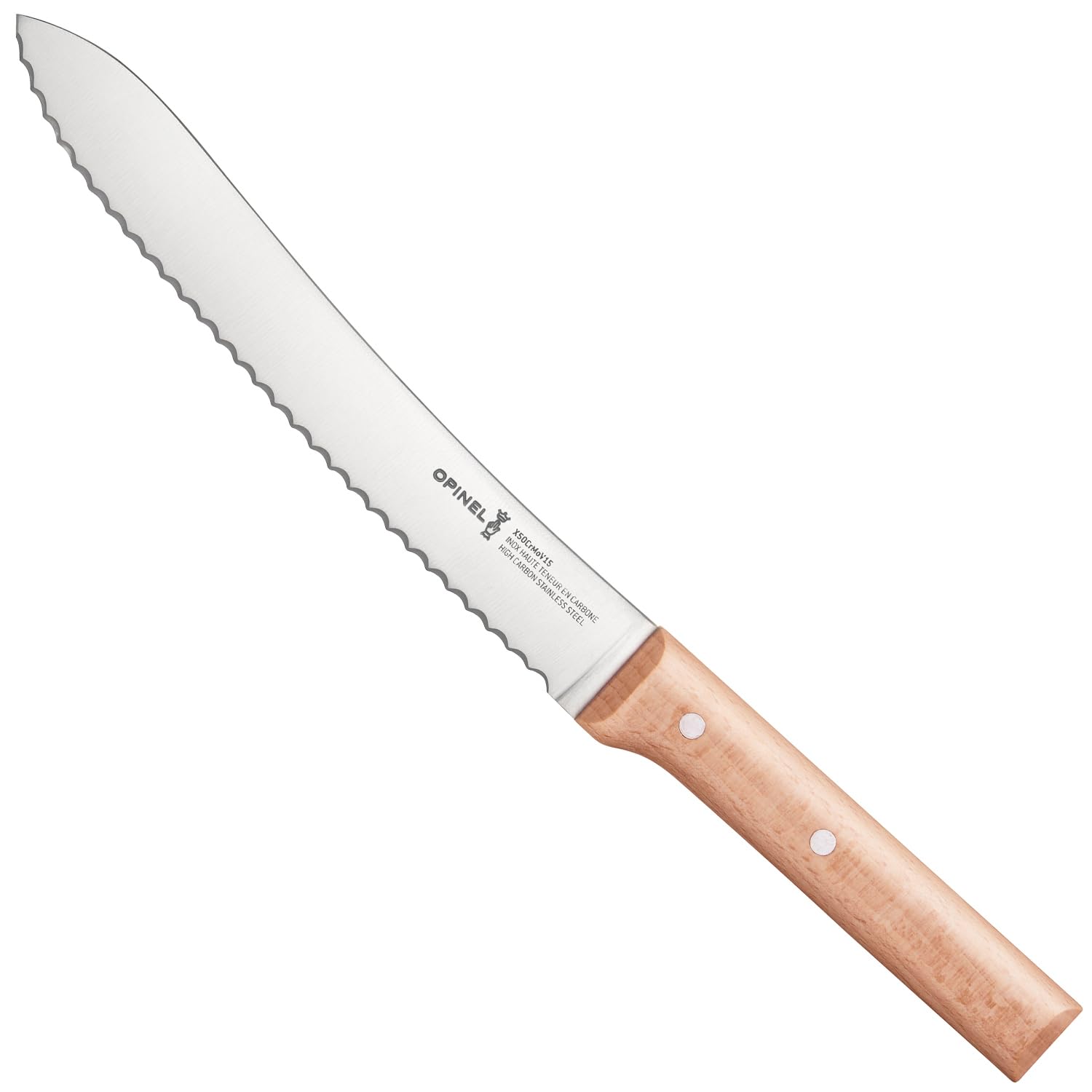 Opinel Parallèle n°116 - Bread Knife - Wood Handle