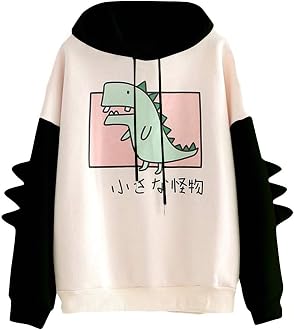 Long Sleeve Splice Dinosaur Sweatshirt 