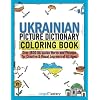 Ukrainian Picture Dictionary Coloring Book: Over 1500 Ukrainian Words and Phrases for Creative & Visual Learners of All Ages Paperback – 11 augustus 2022