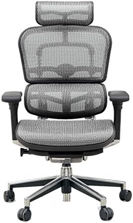 メーカー組立完成品 エルゴヒューマン ベーシック オフィスチェア ホワイト Eh Ham Km 16 お金を節約 エラストメリックメッシュ ハイタイプ