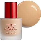 TIRTIR Mask Fit Red FoundationㅣLong Lasting Flawless Coverage, Energy Essence, Lightweight, Hydrating, Pore-Blurring, Breathable Satin Finish, Makeup, Radiant Skin, #29N Natural Beige, 1.01 Fl Oz