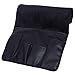 Wanty Velvet Sofa Couch Chair Armrest Soft Caddy Organizer Holder for Remote Control, Cell Phone, Book, Pencil (Black)