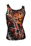 Moon Shine Attitude Attire Muddy Girl Camo Wildfire Tank Top