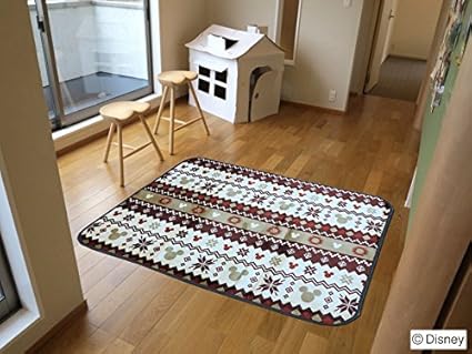 Amazon ミッキーマウス ラグマット 北欧 夏 カーペット 絨毯 おしゃれ ボアラグ 玄関マット 室内 45 60cm ベビー ディズニー 子供部屋 お届け約1週間 ローカルトキトキ 玄関マット