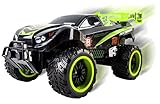 Vokodo Thunder Remote Control RC Truck Truggy Car Light up Wheels Ready to Run Includes Rechargeable Battery 1:16 Size Toy (Green)