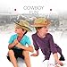 Dozen Straw Cowboy Hats with Cowboy Bandanas (6 Red & 6 Blue) for Kids - Makes Great Birthday Party Hats for Boys and Girls