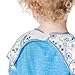 Bumkins Junior Bib / DC Comics Short Sleeve Toddler Bib / Smock 1-3 Years, Waterproof, Washable, Stain and Odor Resistant – Batman Comic