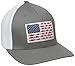 Columbia PFG Mesh Ball Cap, Titanium/Fish Flag, Small/Medium