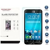 Asus Zenfone 2E (AT&T) Screen Protector Premium Heavy Duty UltraClear Impact and Abrasion Resistant Tempered Glass by [SlickGears™]