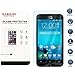 Asus Zenfone 2E (AT&T) Screen Protector Premium Heavy Duty UltraClear Impact and Abrasion Resistant Tempered Glass by [SlickGears™]