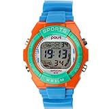 Mokingtop(TM) Fashion New Waterproof Girl's Sports Waterproof LED Electronic Wrist Watch