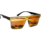 GOODEYE Polarized BOLD PLATED™ Sunglasses | Sports Mirrored Square Rectangle Shades for Men Women