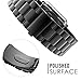 LoveBlue for Gear Sport Bands,Gear Sport SM-R600 Stainless Steel 20mm Band Replacement for Samsung Gear Sport SM-R600 Smart Watch(Black)