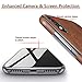 LOHASIC for iPhone XR Case, Premium Leather Slim Fit Flexible Defender Anti-Slip Soft Grip Scratch Resistant Protective Cover Soft Cases Compatible with iPhone XR (2018) 6.1 inch - Brown