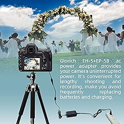Glorich EP-5B DC Coupler EN-EL15 EN-EL15a Dummy